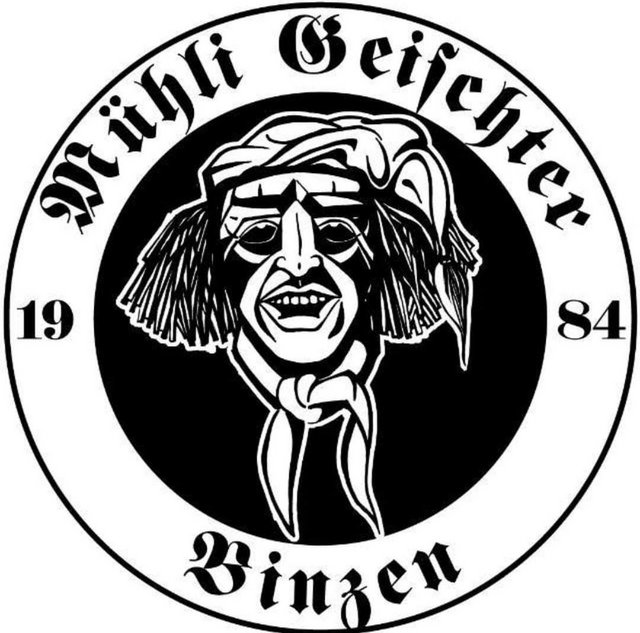 Logo der Fasnachstclique Mühli-Geischter 1984 Binzen e.V.